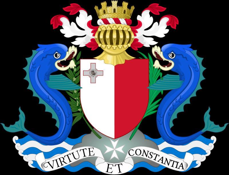 Herb wielki Republiki Malty Herb wielki został wprowadzony w życie w 1964 r.