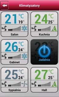 \ AC Mobile Control Opis ikon = bramka komunikacyjna + aplikacja Bramka AC Mobile Control - YG100HA, YG100BM ajwyższa wydajność energetyczna Wysoka niezawodność pracy 24-godzinne programowanie O/OFF