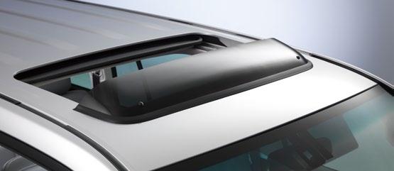 02 Owiewki bocznych okien Zapewniają ochronę przed podmuchami powietrza i hałasem podczas jazdy z