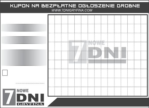 14 Nr 20 (1155) OGŁOSZENIE WYRÓŻNIONE 5 ZŁ OGŁOSZENIE WYRÓŻNIONE 91 40 45 014 91 40 41 014 5 ZŁ LOKALE Posiadam do wynajęcia mieszkanie 2-pokojowe na Górnym Tarasie. Umeblowane i wyposażone. Tel.