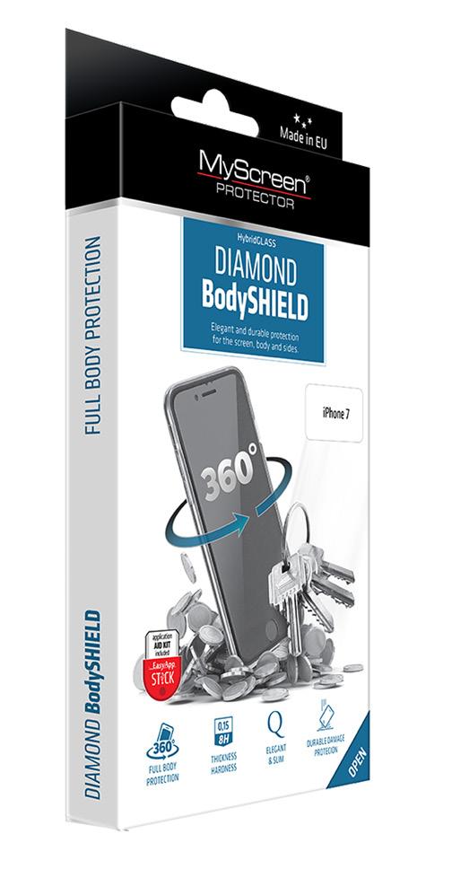 DIAMOND BodySHIELD kompleksowa ochrona przed uszkodzeniem telefonu FULL BODY PROTECTION PEŁNA OCHRONA 360 STOPNI Kompletna ochrona całego urządzenia ze szczególnym uwzględnieniem wrażliwych punktów