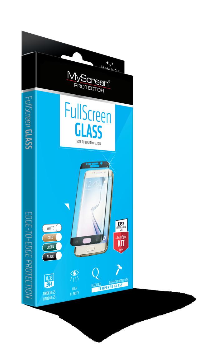Dopracowana w najmniejszych detalach ochrona dla smartfonów z ekranami o zaokrąglonych krawędziach - perfekcyjnie przylega do ekranu urządzenia.