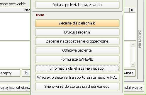 Z wysuwanego menu dostępnych opcji dokumentów, trzeba wybrać Zlecenie dla