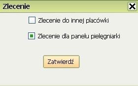 W dalszej kolejności pojawi się okno wyboru typu zlecenia.