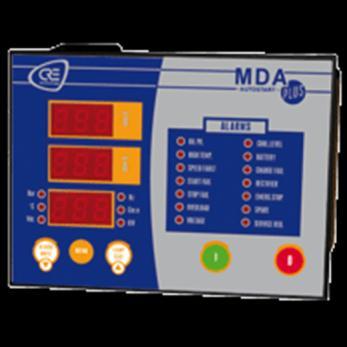UKŁADY AUTOMATYCZNEGO STARTU AGREGATÓW MDA PLUS MDA PLUS jest wszechstronnym urządzeniem startu agregatu w trybie ręcznym lub zdalnym.