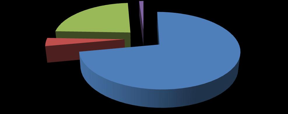 23% 1% 4% 72% Gospodarstwa domowe i rolne Handel, usługi, przedsiębiorstwa Użyteczność publiczna Oświetlenie ulic Rysunek 3-1 Udział poszczególnych grup odbiorców w zapotrzebowaniu na energię ogółem