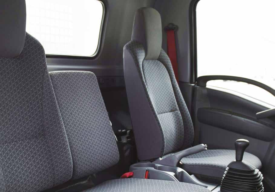 21 ERGONOMICZNE FOTELE Wszystkie pojazdy gamy M21