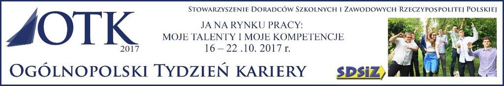 Kariery Lp. Data i godzina 1. 16.10.2017 r. Poniedziałek Propozycje działań 10.00 12.