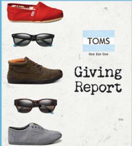 Dobre praktyki CSR CASE STUDY Firma TOMS była pionierem modelu biznesowego One for One.