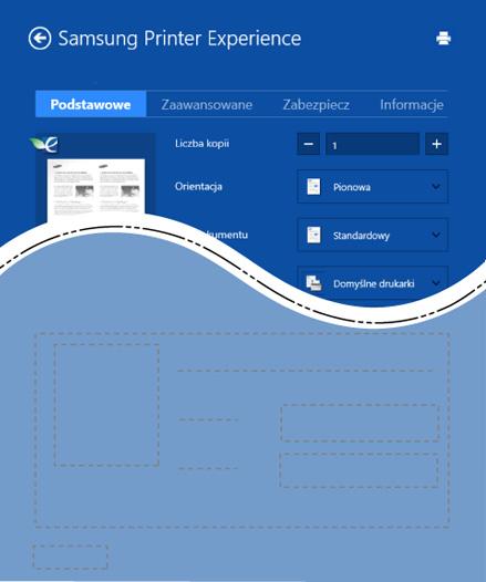 Korzystanie z aplikacji Samsung Printer Experience Anulowanie zadania drukowania Jeśli zadanie drukowania oczekuje w kolejce wydruku lub w buforze wydruku, anuluj zadanie w podany sposób: Do tego