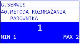 Zwłoka wyłączenia pompy dolnego źródła (w przypadku pompy powietrznej do wyjścia pompy dolnego źródła podłączony jest wentylator) Minimalny czas wyłączenia sprężarki.