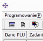 Funkcja Dane PLU umożliwia ściąganie całej bazy lub pojedynczych PLU z kasy, modyfikację ich, dodawanie/modyfikację danych PLU wygenerowanych w programie AclasECR do bazy danych kasy oraz przesyłanie