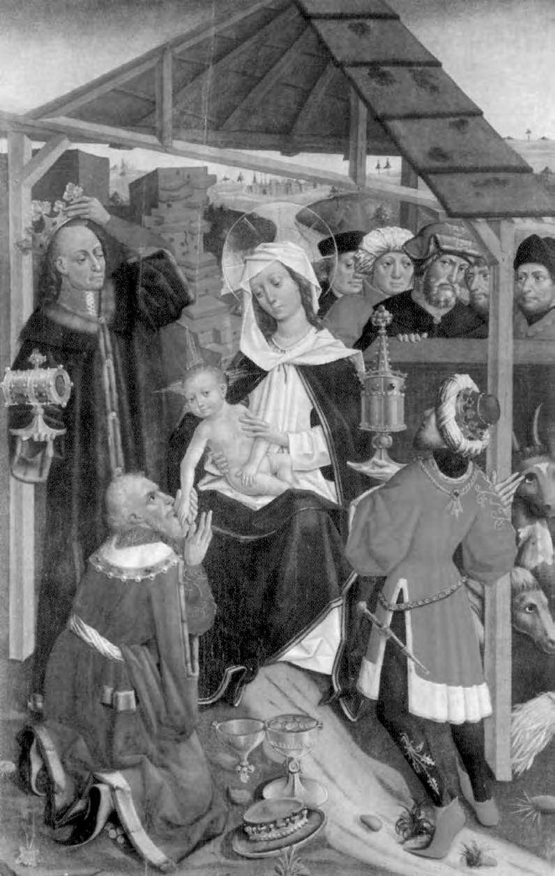 Pokłon Trzech Króli z tryptyku Matki Boskiej Bolesnej z kaplicy