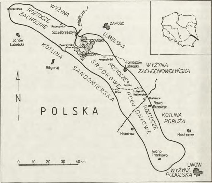 KOTLINA P O B U Ż A Niemirow Niestierow Iwono Frankowo LWÓW S W Y Ż Y N A PO D O LSK A Rys. 1.