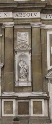 Borromini), fragm. tamburu. Stan w 2016 r. Il.