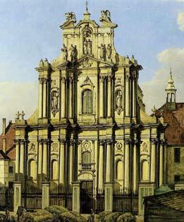 wersji projektu fasady (przed 1733 r.). Oryg. AKWW Il. 2.