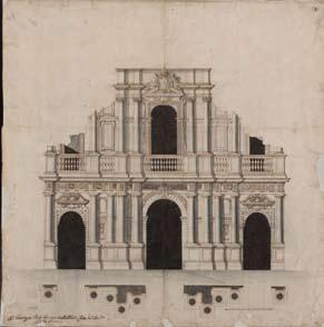 Maria delle Pellegrini, fasada (1722-1723; F.