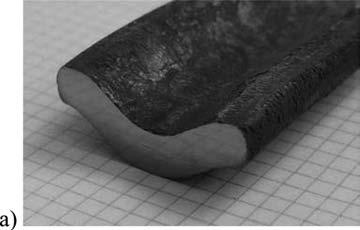 The diagram of closing discontinuities with 15 and 10 mm in diameter in the central part of feedstock, after rolling in the first groove Figure 8 indicates that the discontinuities in the central