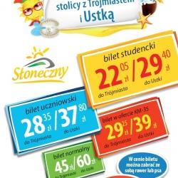 Zdjęcia: [13] [14] Pliki: Regulamin Bilet promocyjny na pociąg "Słoneczny" [15] Oferta specjalna na