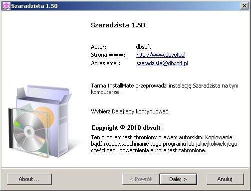 exe znajdujący się w głównym katalogu, z którego instalowane jest oprogramowanie (odpowiednio główny katalog na płycie CD lub folder na dysku, do którego został pobrany plik instalatora).