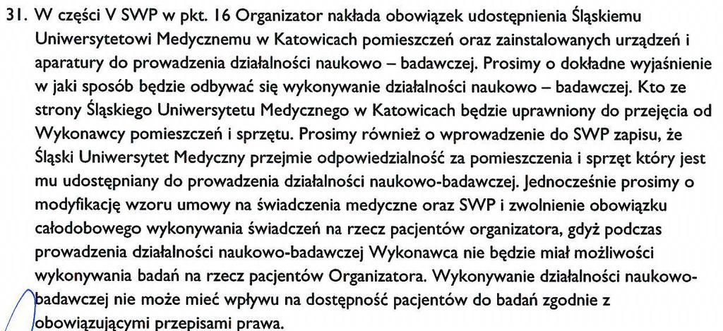 0-752 Katowice, ul. Medyków 6 tel. 0-2-207-8-00, fax. 0-2- 207-5-6 REGON: 5000; NIP: 6-2-6-590 WYDANIE: 20 Obowiązuje od 2.0.2009 W przypadku wykonywania jednoczasowo u pacjenta badań wielu okolic