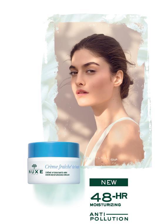 Crème fraîche de beauté Otul się świeżością kremowego nawilżenia Nowa gama Crème Fraîche de Beauté Naturalnie skuteczna, pielęgnuje odwodnioną skórę, zapewniając 48-godzinne nawilżenie i ochronę