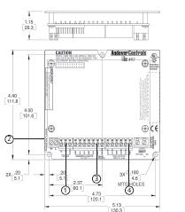 Andover Continuum Opis produktu (ciąg dalszy) 0 Wymiary 1 3 1 3 Wymiary b3887 b3887-l z