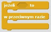 KATEGORIA KONTROLA Kategoria KONTROLA zawiera odpowiedniki instrukcji sterujących w językach programowania (pętle, instrukcje warunkowe). blok opis wstrzymanie działania skryptu na określony czas.