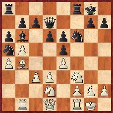 5151.Partia włoska [C50] Dortmund 2017 GM Fedosejew (Rosja) 2726 GM Wang Yue (Chiny) 2699 1.e4 e5 2.Gc4 Sf6 3.d3 Sc6 4.Sf3 Gc5 5.0 0 d6 6.c3 Ge6 7.Ge6 fe6 8.b4 Gb6 9.Sbd2 a6 10.a4 Hd7 11.Ga3 Ga7 12.