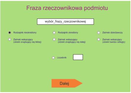 występują trzy formy zaimków wskazujących, które podlegają dodatkowo odmianie przez rodzaj gramatyczny męski lub żeński: esto/esta, eso/esa, aquello/aquella. Rys. 7.