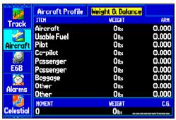 Strony w Lotniczym Rodzaju Pracy > Informacje na temat samolotu.... Aby zmienić nazwę lub usunąć zapisany profil samolotu : 1.