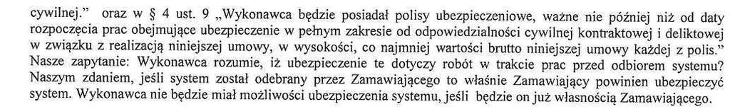 Odpowiedź 20. Polisy o której mowa w 4 ust.