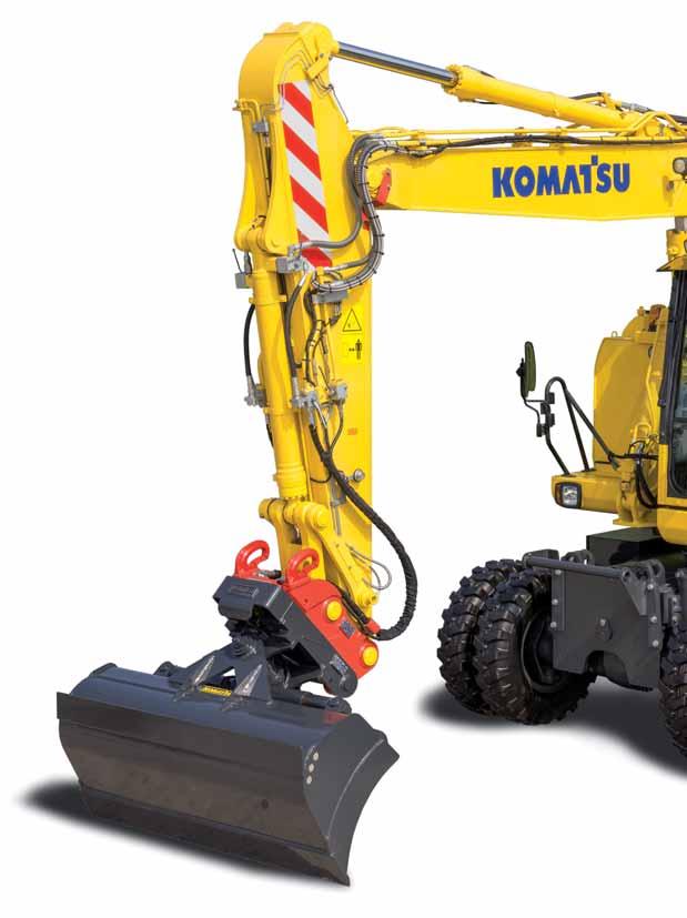 Prezentacja Koparka kołowa Komatsu PW180-10 została zaprojektowana specjalnie z myślą o rynku europejskim i najbardziej wymagających warunkach roboczych.