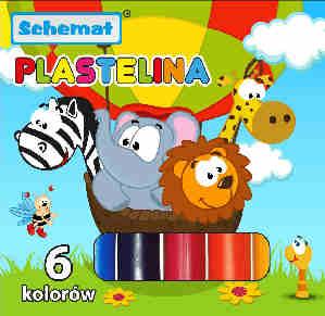 078330 PLASTELINA 10 kol.