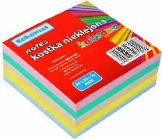 NOTE CUBE NOTES KOSTKA KLEJONA KOLOR 4760 wymiary: 85 x 85 x 50 mm NOTE