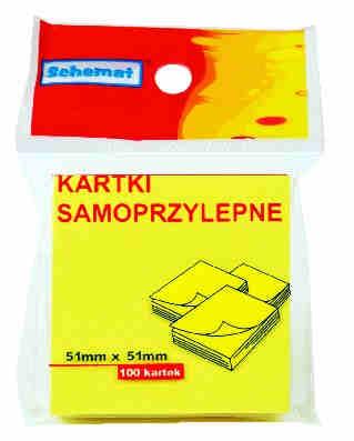 STICKY NOTES rozmiar: 76 x 76 mm 100 kartek rozmiar: 76 x