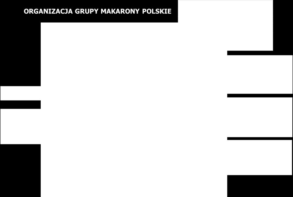 Zmiany w organizacji Grupy Makarony Polskie w okresie I półrocza 2016 roku W pierwszym półroczu 2016 roku oraz w okresie do dnia publikacji niniejszego sprawozdania w Grupie Makarony Polskie nie