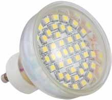 14 lampy LED SMD żywotność 30 000 h Lampy SMD oparte są na nowoczesnej technologii, dzięki której uzyskujemy wysoką skuteczność świetlną, trwałość i niezawodność, zachowując jednocześnie atrakcyjny