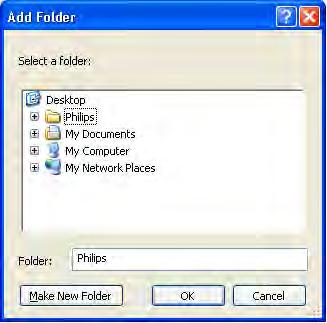 Po wyświetleniu okna Advanced Options (Opcje zaawansowane) można dodać określone foldery, które chcesz udostępnić.