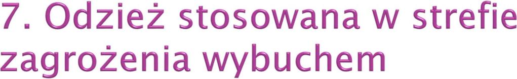 Na odzież antyelektrostatyczną stosowane są materiały zawierające w swojej strukturze elementy elektroprzewodzące. Mogą to być tkaniny z przędzą z włóknem metalowym (np.