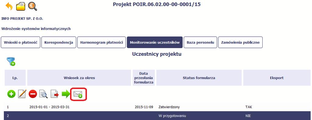 Aby usunąć filtr, należy wybrać funkcję Wyczyść filtr 8.5.7.