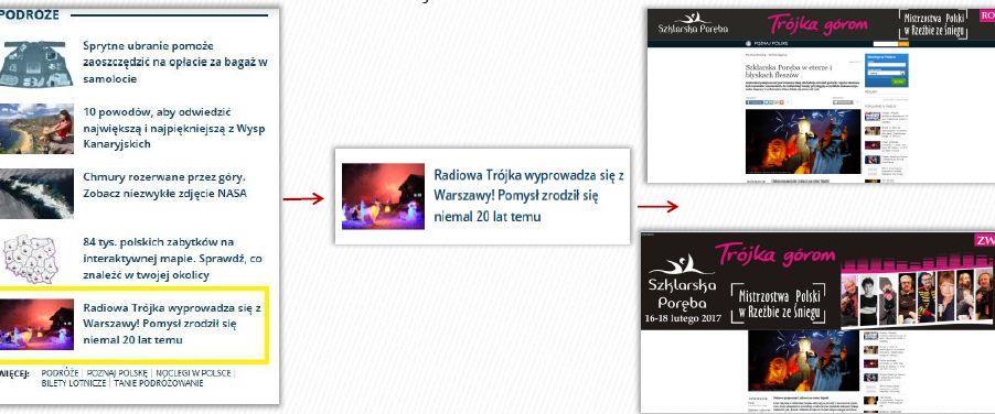 ONET.PL (PATRON MEDIALNY IMPREZY) Czas trwania kampanii: tydzień Materiał redakcyjny zamieszczony na serwisie Onet Poznaj Polskę http://poznajpolske.onet.