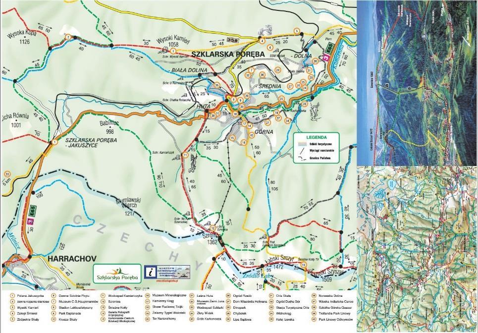 turystycznych Szklarskiej Poręby i