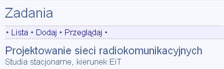 Tło i ramka Wybrane elementy można łatwo wyróżnić, stosując kolorowe tło oraz obramowanie (przykład: menu zadań na stronie