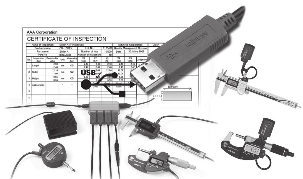 ) - gromadzenie danych: kabel USB Input Tool Direct system komunikacji bezprzewodowej UWAVE - wybór rodzaju wprowadzania (sekwencyjne, jednoczesne, indywidualne) - kontrola wprowadzania danych (mysz,