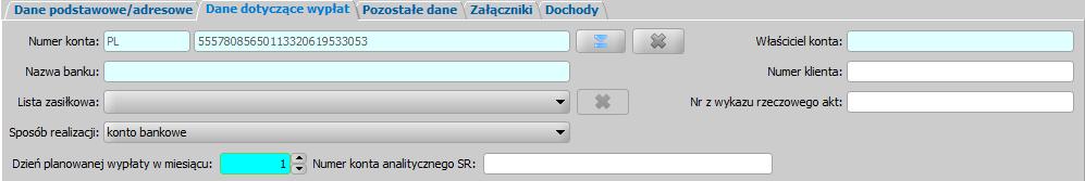 Uwaga! W przypadku, gdy w danych osoby zostaną zmienione dane dot.