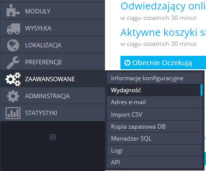 7. Po instalacji pojawi się ekran konfiguracji. Uzupełnij odpowiednie pola, a następnie kliknij Zapisz ustawienia : 8. Odśwież cache Smarty systemu Prestashop. 9.