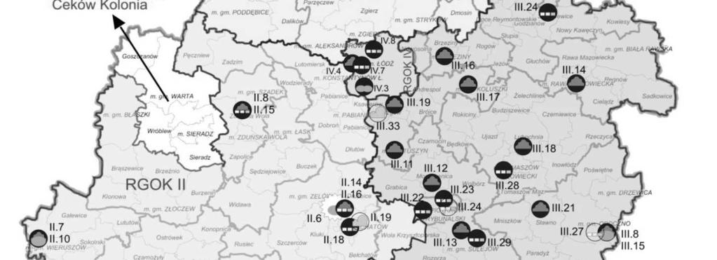 Tabela 1. Liczba gmin oraz mieszkańców w regionach gospodarki odpadami komunalnymi w woj.