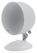 Zestaw głośników w kulistych obudowach Metalowe obudowy zamknięte Woofer: 3,5 (85mm) Tweeter: 0,5 (12mm) Pasmo przenoszenia: