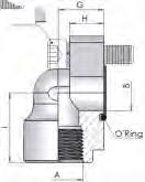 Przyłącza flanszowe SE (Dostępne w stali węglowej i nierdzewnej) SE Flanges (vailable in carbon steel and stainless steel) Przyłącza flanszowe SE Przyłącze kołnierzowe do pomp, kątowe 90 mocowane w